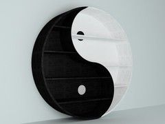 półka na książki yin yang